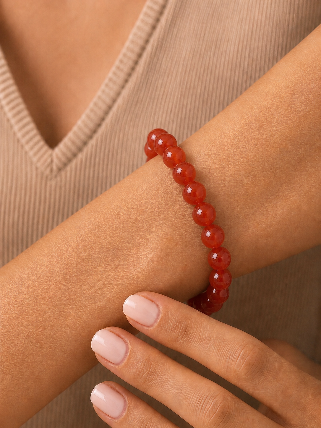 Carnelian Bracelet for Creativity & Motivation