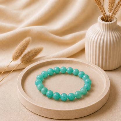 Amazonite Bracelet for Calm & Self-Expression