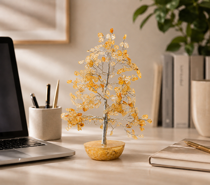 Citrine Crystal Tree for Success