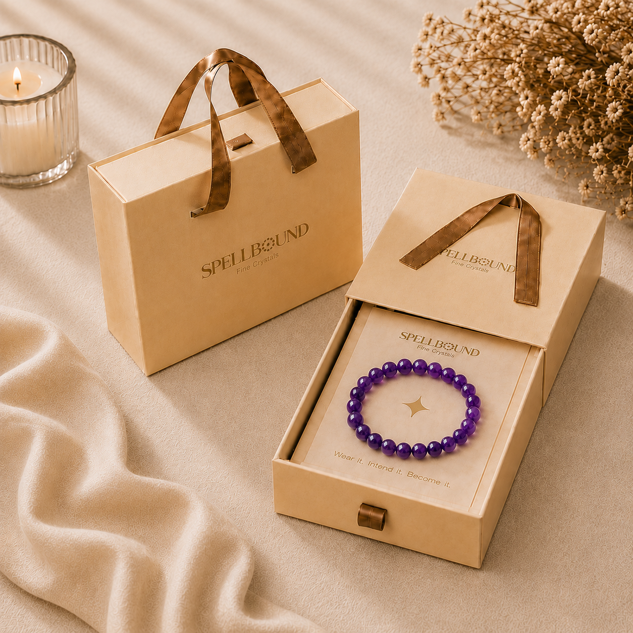 Amethyst Bracelet for Peace & Clarity