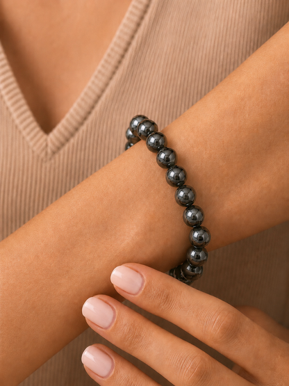 Hematite Bracelet for Grounding & Stability