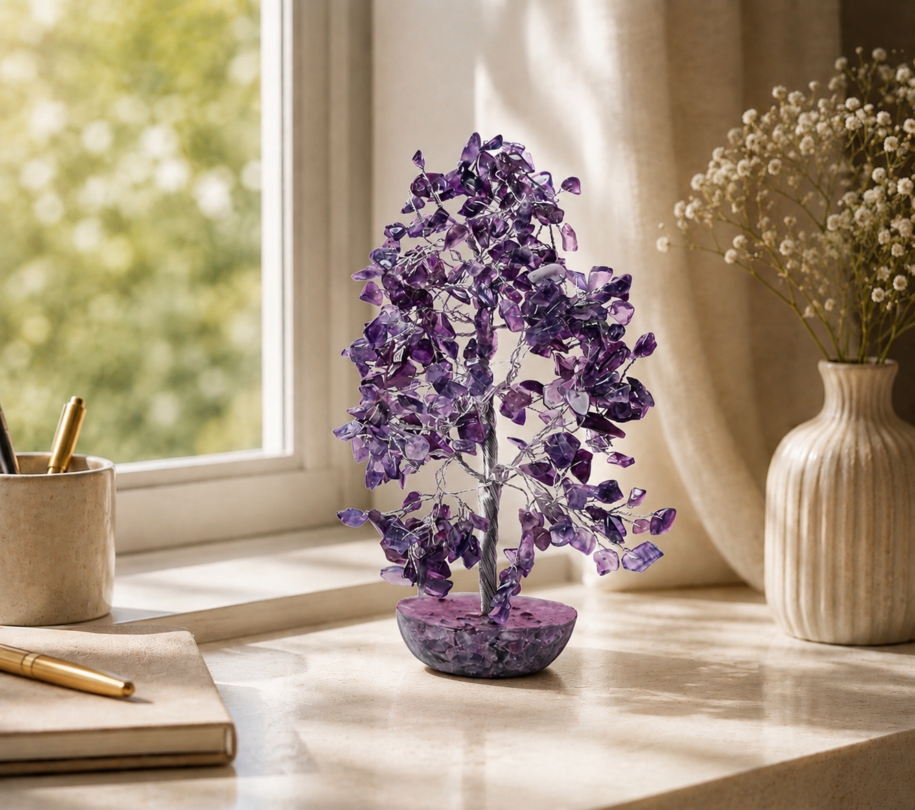 Amethyst Crystal Tree for Calm