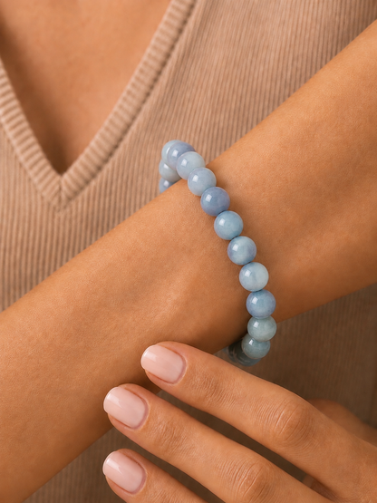 Aquamarine Bracelet for Serenity & Clarity