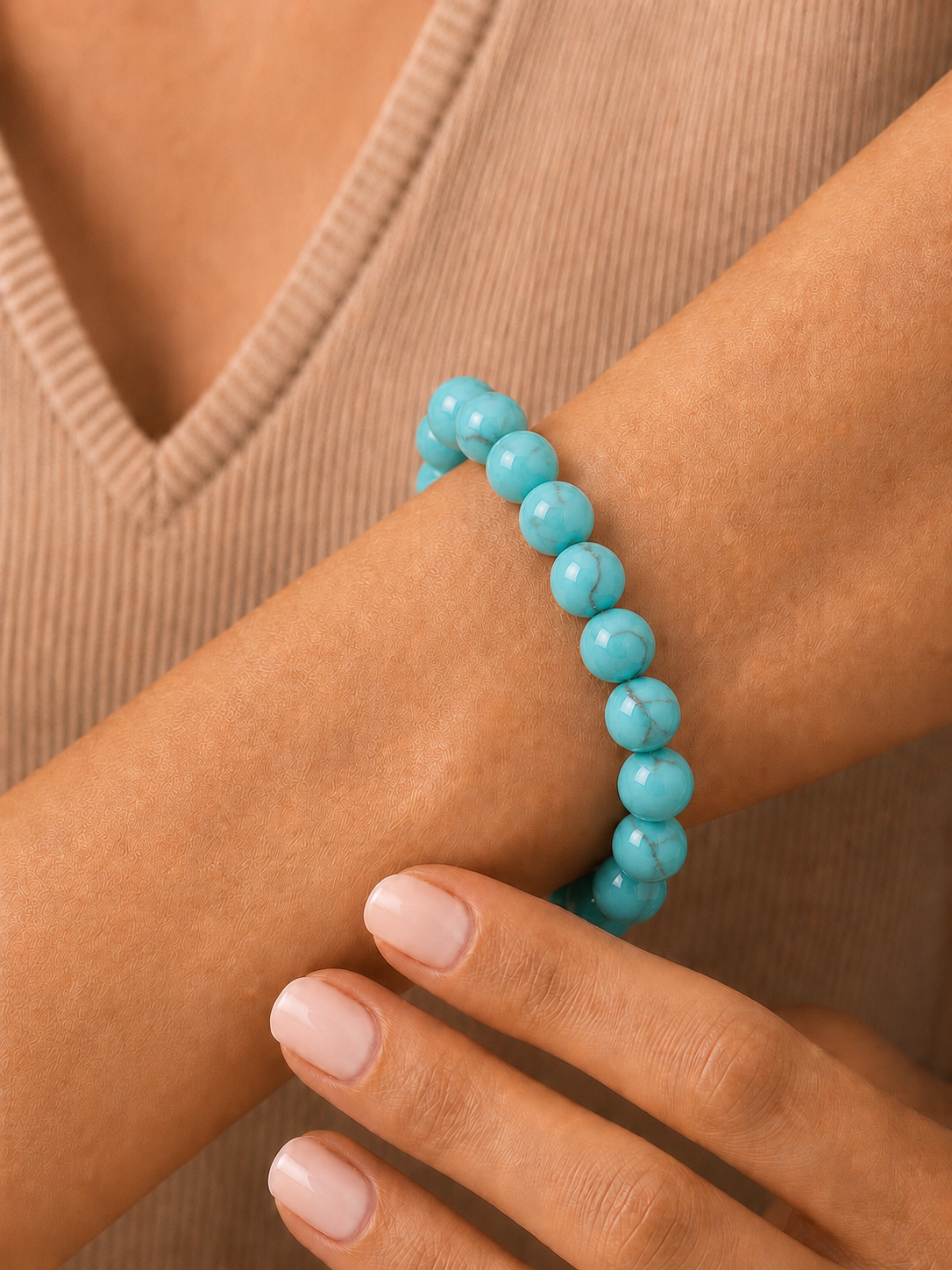 Turquoise Bracelet for Good Fortune & Healing