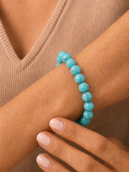 Turquoise Bracelet for Good Fortune & Healing