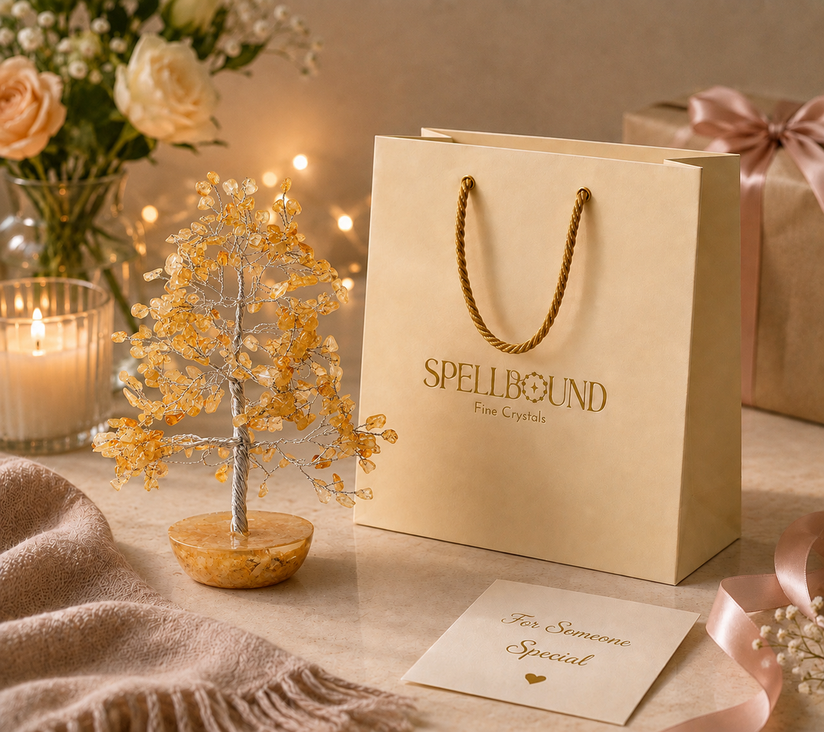 Citrine Crystal Tree for Success