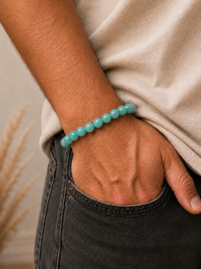 Amazonite Bracelet for Calm & Self-Expression