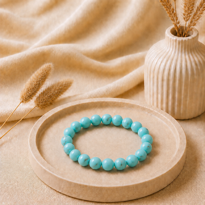 Turquoise Bracelet for Good Fortune & Healing