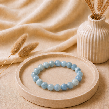 Aquamarine Bracelet for Serenity & Clarity