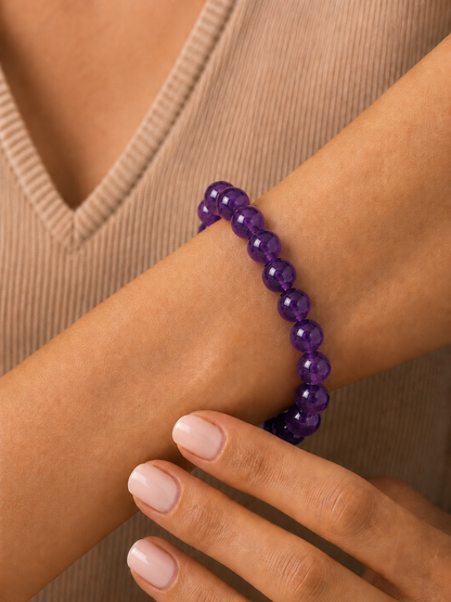 Amethyst Bracelet for Peace & Clarity