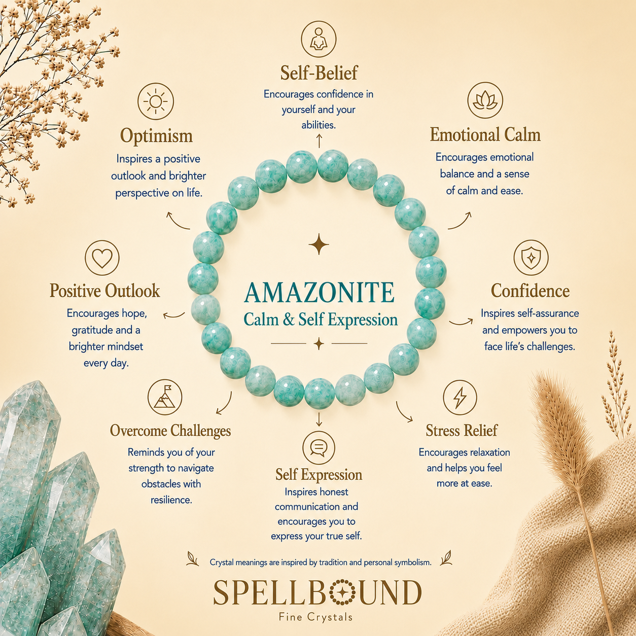Amazonite Bracelet for Calm & Self-Expression
