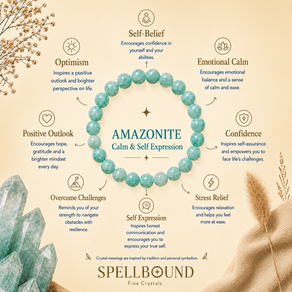 Amazonite Bracelet for Calm & Self-Expression