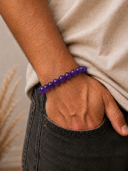Amethyst Bracelet for Peace & Clarity