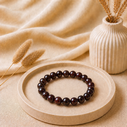 Garnet Bracelet for Passion & Vitality