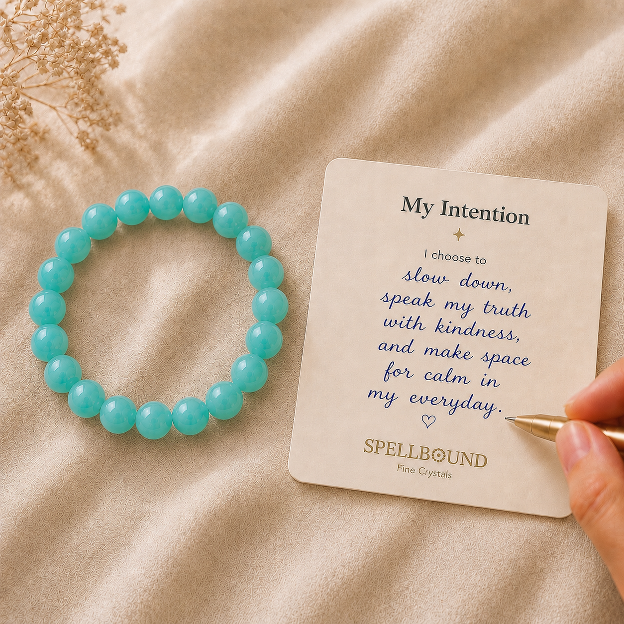 Amazonite Bracelet for Calm & Self-Expression