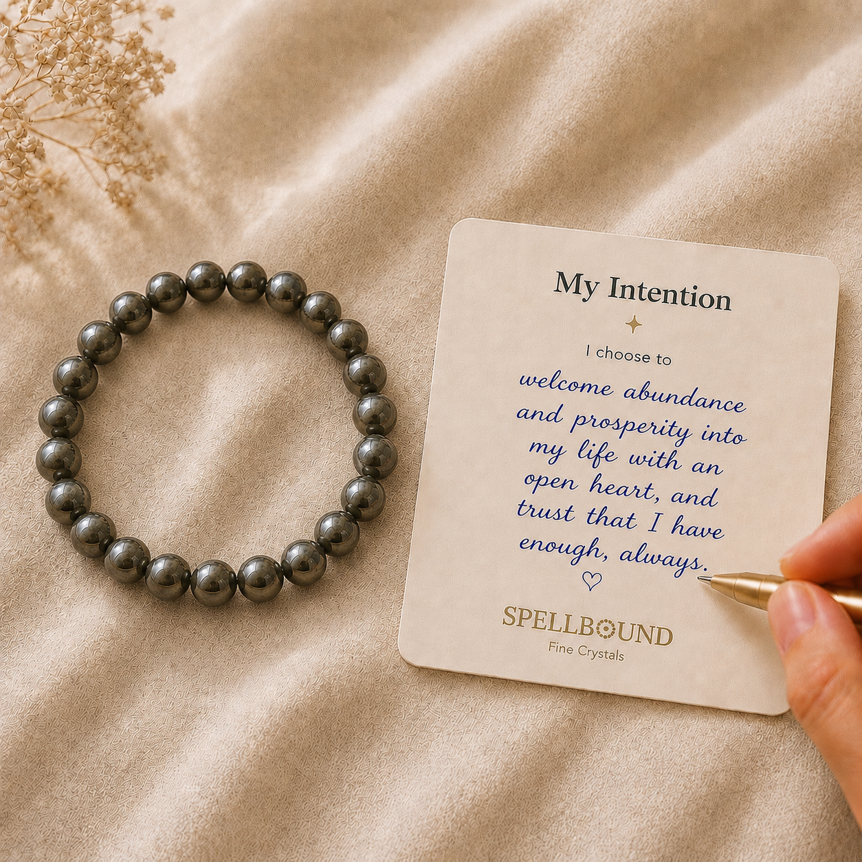 Pyrite Bracelet for Abundance & Prosperity