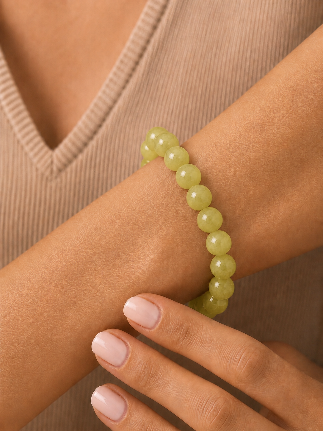 Lemon Jade Bracelet for Joy & Emotional Balance