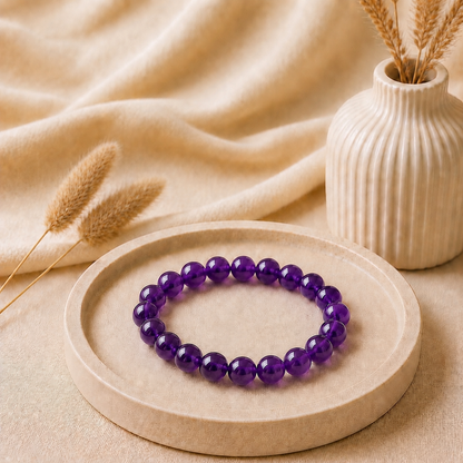 Amethyst Bracelet for Peace & Clarity