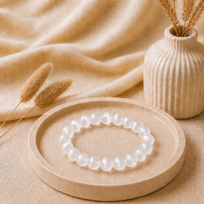Selenite Bracelet for Purity & Clarity
