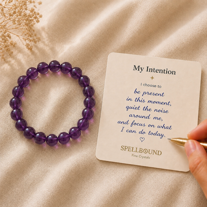 Amethyst Bracelet for Peace & Clarity