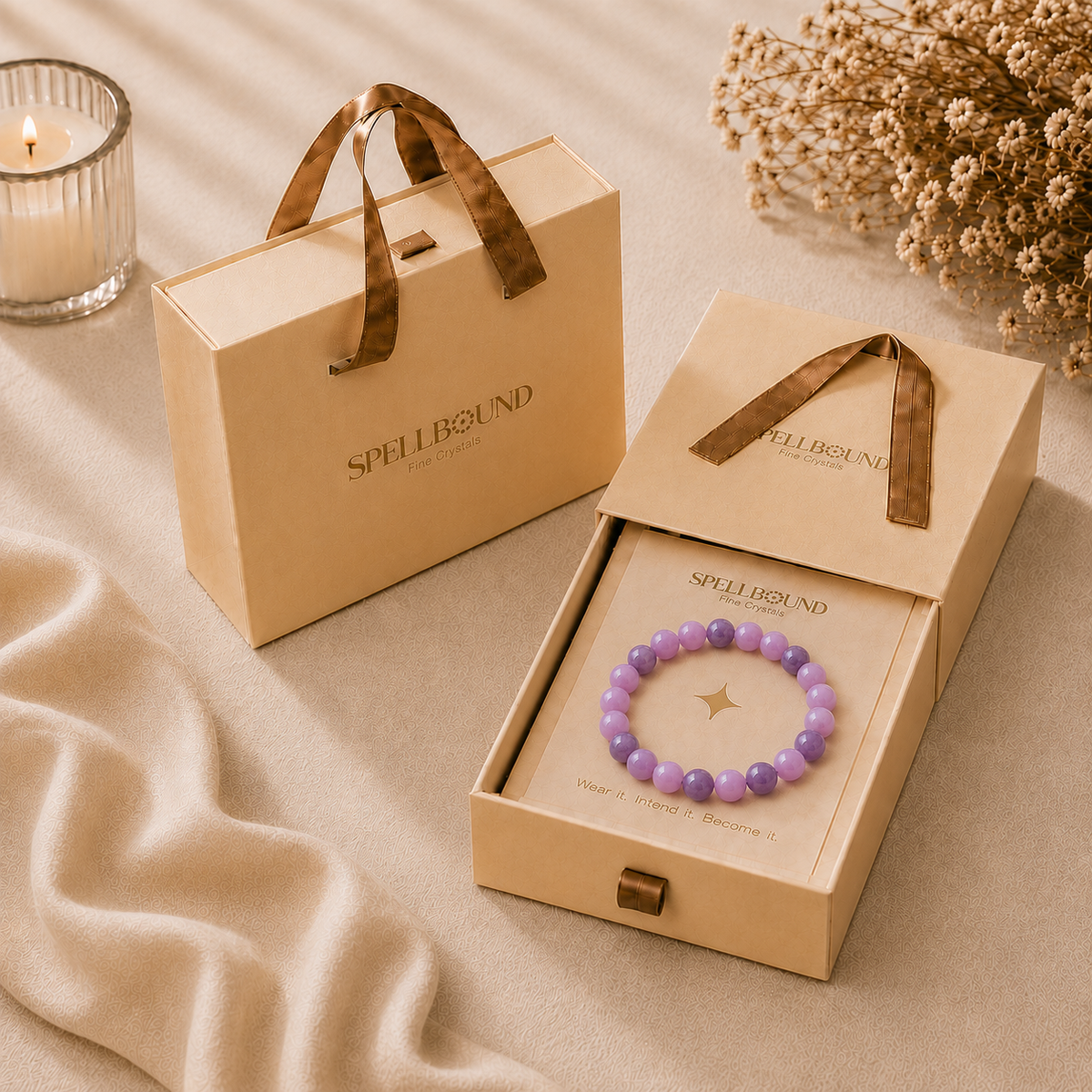 Lepidolite Bracelet for Serenity & Emotional Healing