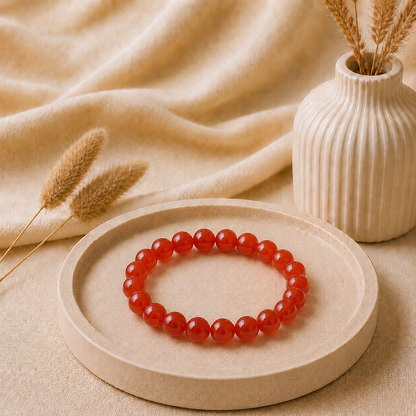 Carnelian Bracelet for Creativity & Motivation