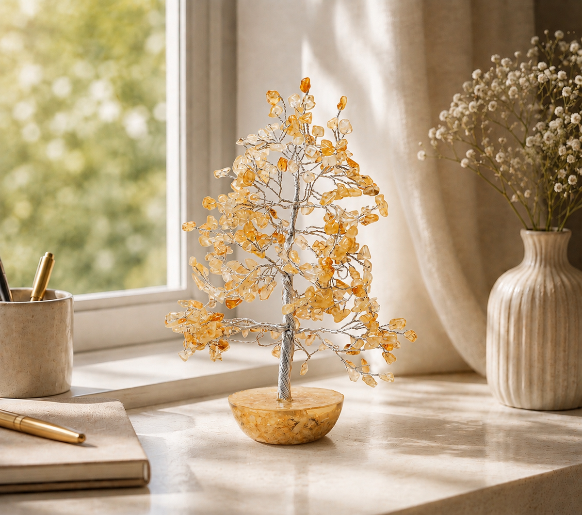 Citrine Crystal Tree for Success