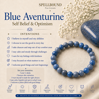 Blue Aventurine Bracelet for Self-Belief & Optimism