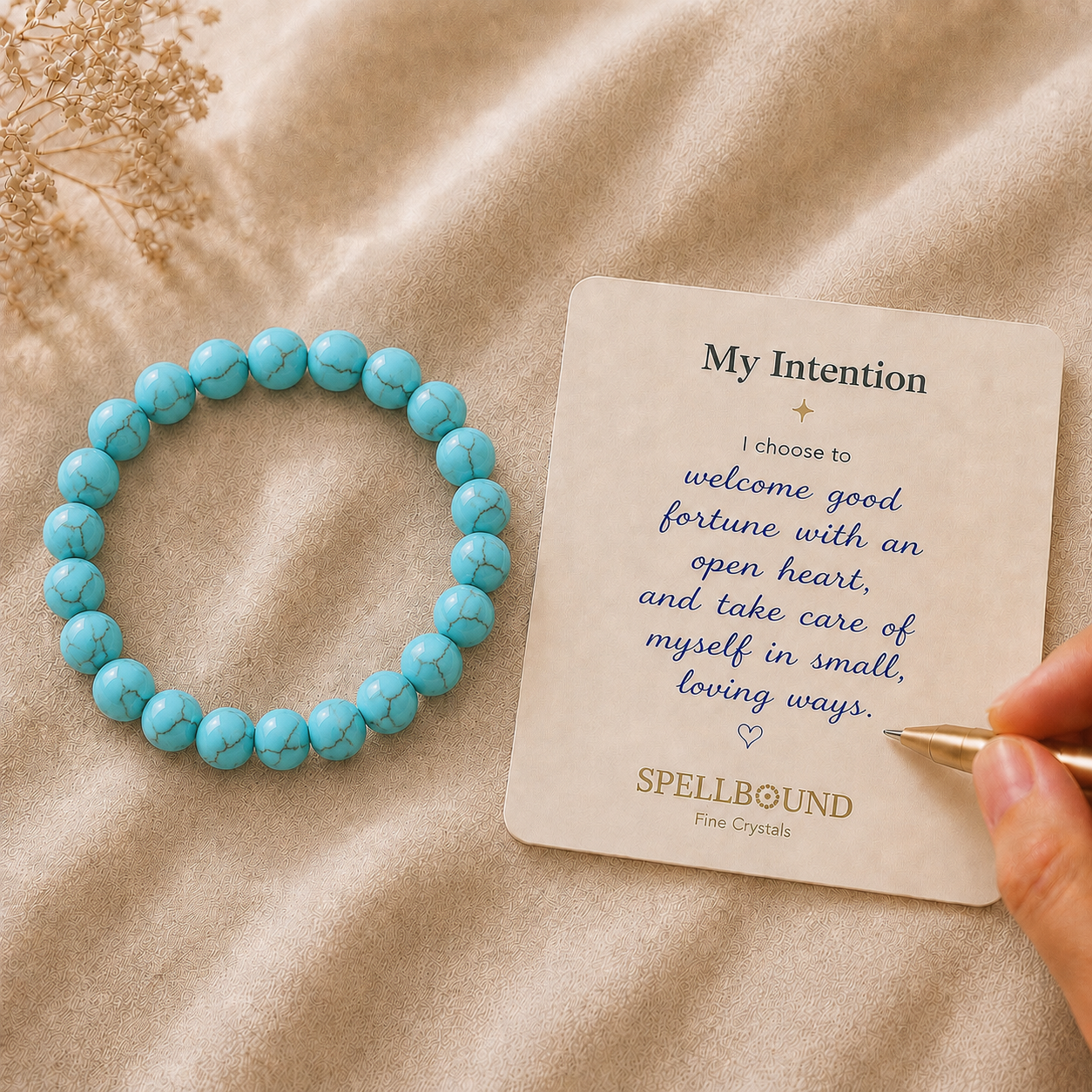 Turquoise Bracelet for Good Fortune & Healing