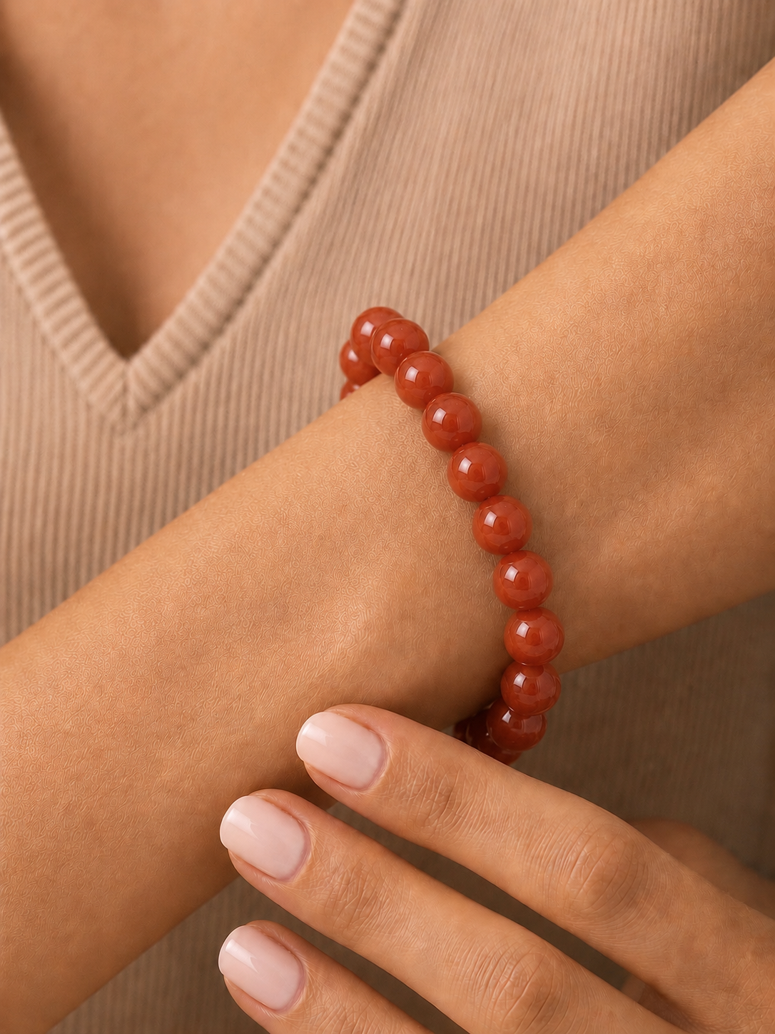 Red Jasper Bracelet for Energy & Endurance