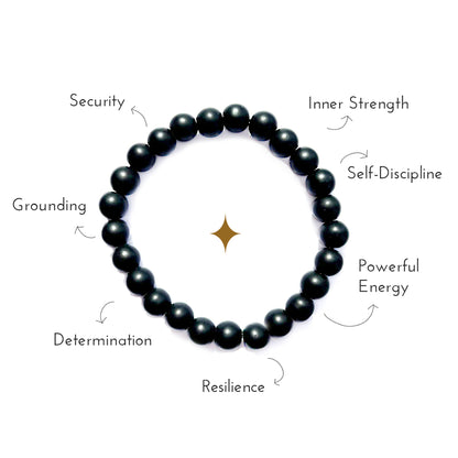 Overview of the benefits of black onyx crystal bracelet.