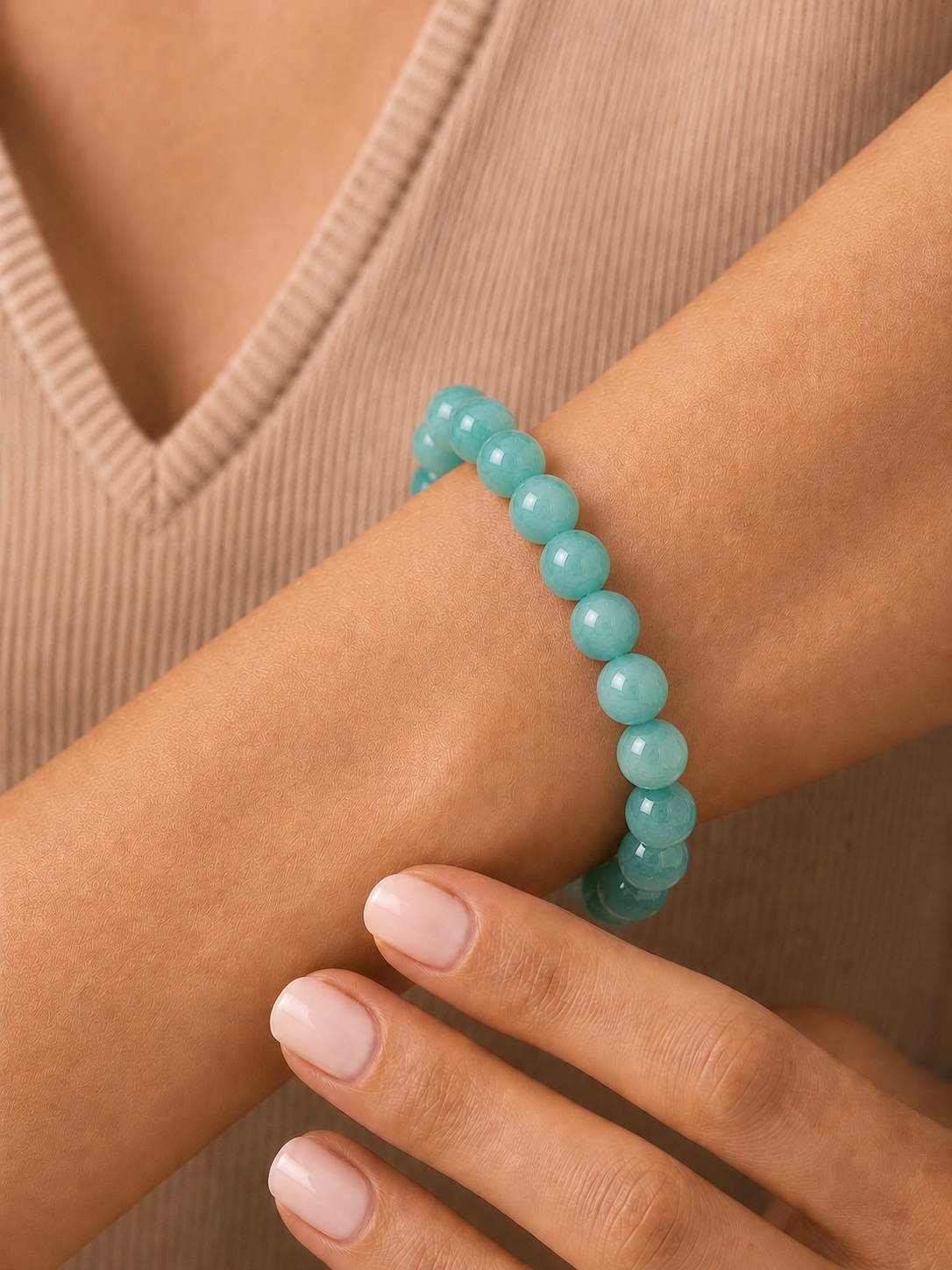 Amazonite Bracelet for Calm & Self-Expression