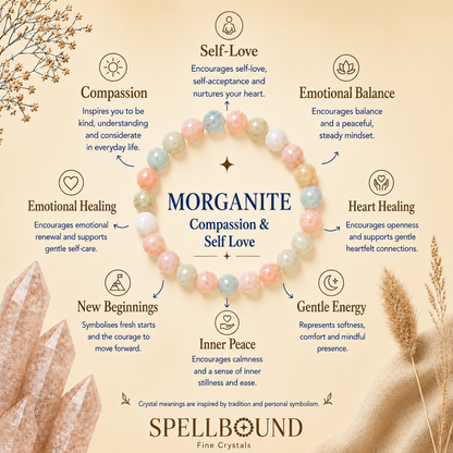 Morganite Bracelet for Compassion & Self-Love
