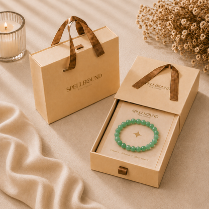 Green Aventurine Bracelet for Growth & Opportunity