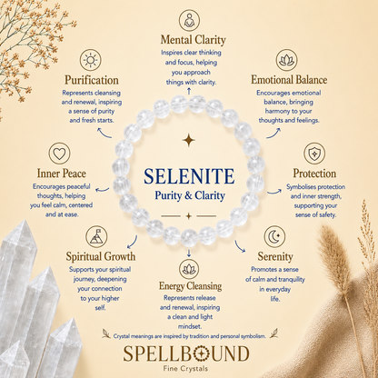 Selenite Bracelet for Purity & Clarity