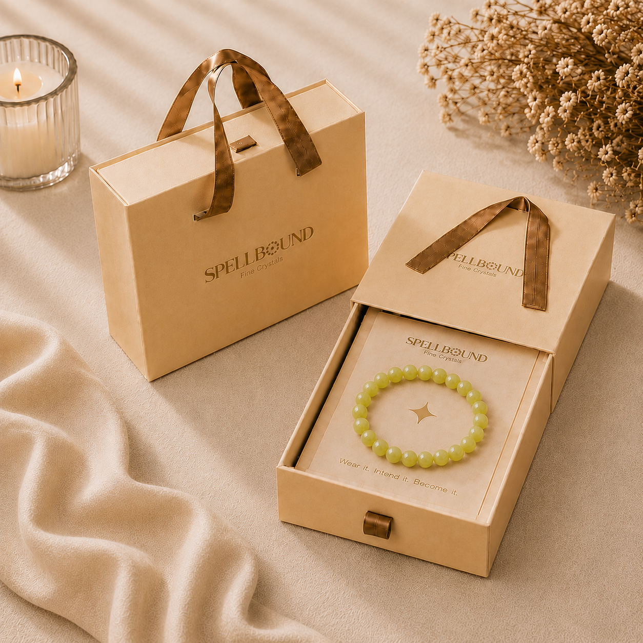 Lemon Jade Bracelet for Joy & Emotional Balance
