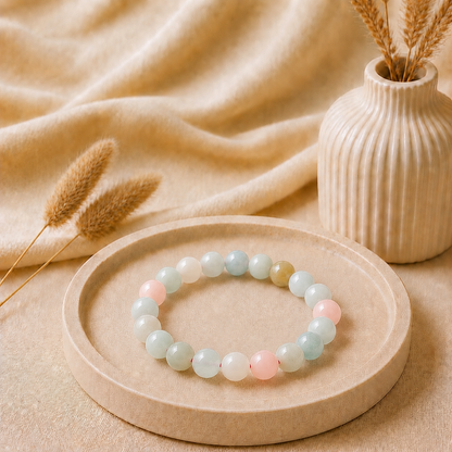 Morganite Bracelet for Compassion & Self-Love