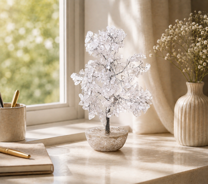Clear Quartz Crystal Tree for Clarity