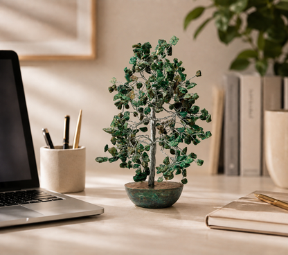 Green Aventurine Crystal Tree for Opportunity