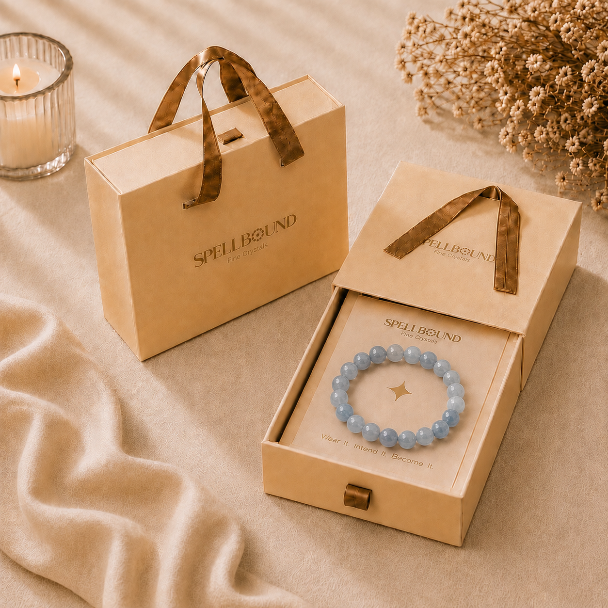 Aquamarine Bracelet for Serenity & Clarity