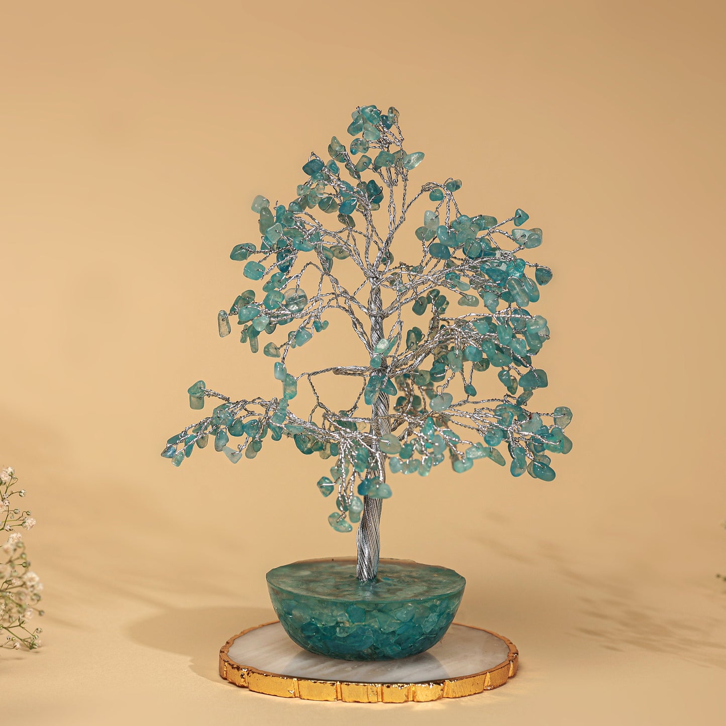 Aquamarine Crystal Tree