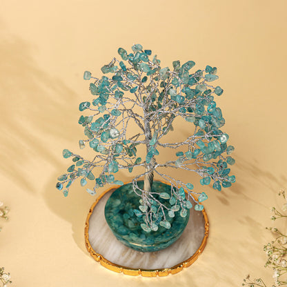 Aquamarine Crystal Tree