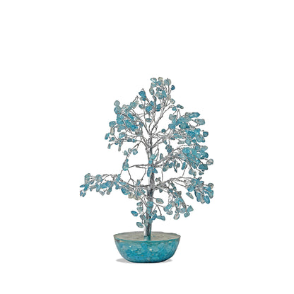 Aquamarine Crystal Tree